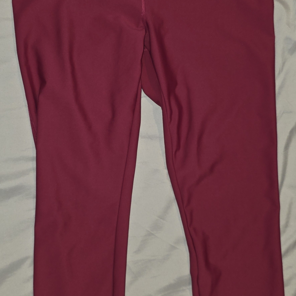 Womens Maroon Leggings